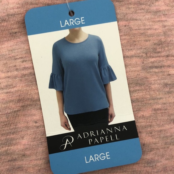 NWT Adrianna Papell top rose - Picture 5 of 7